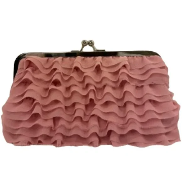 NWT Kate Landry Pink Ruffle Bag - Picture 2 of 8